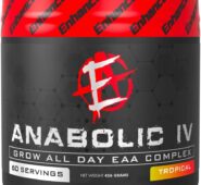 Enhanced Labs – Anabolic IV Grow All Day EAA & BCAA Complex – Amino Acid Supplement Powder  – for Improved Muscle Gain & Recovery Time  (60 Servings)