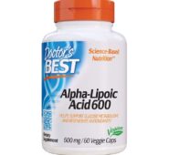 Doctor’s Best Alpha-Lipoic Acid, 600 mg, 60 Veggie Caps