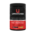 UNMATCHED SUPPS DISSIDENT NON-STIM PRE-WORKOUT 20 SERVINGS