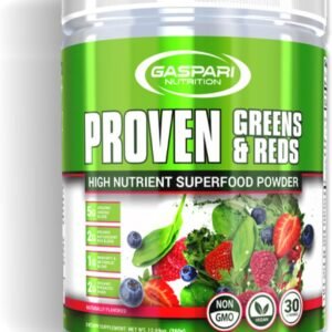 GASPARI NUTRITION PROVEN GREENS & REDS HIGH NUTRIENT SUPERFOOD POWDER 30 SERVINGS (IMPORTED)