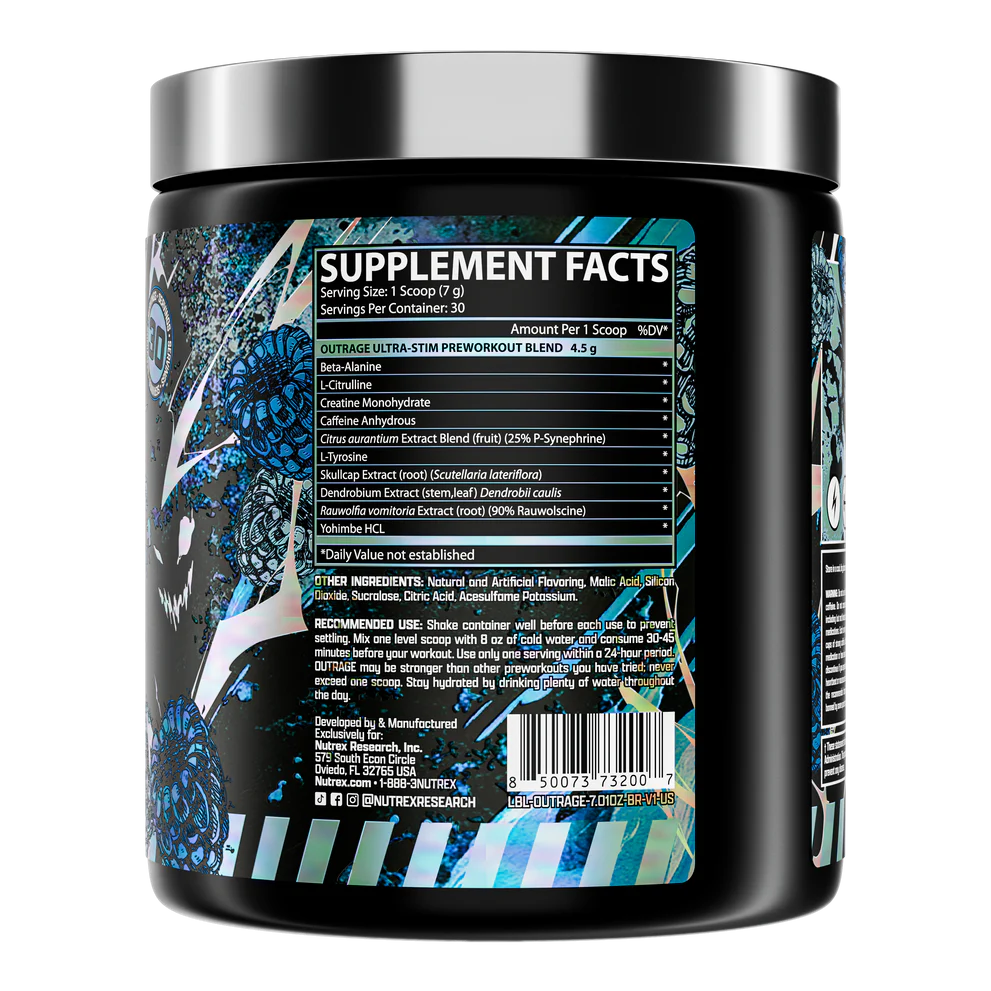 NUTREX RESARCH OUTRANGE PRE WORKOUT 30 SERVINGS - Image 2
