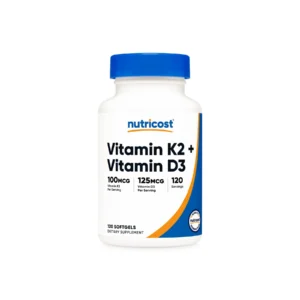 NUTRICOST VITAMIN K2 & VITAMIN D3 120 SOFTGELS