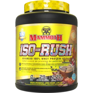 MAMMOTH ISO-RUSH ADVANCED 100% WHEY PROTEIN ISOLATE 5LBS