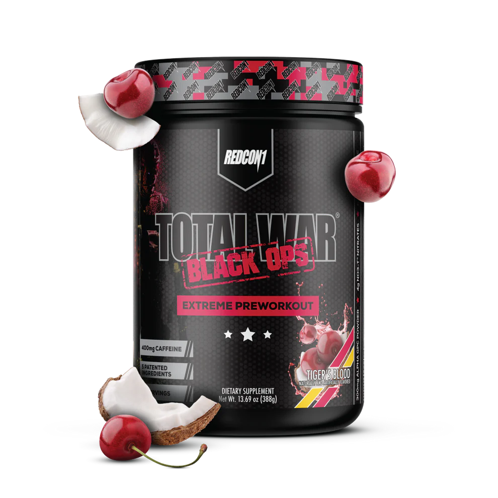 REDCON1 TOTALWAR BLACK OPS PRE-WORKOUT 20 SERVINGS