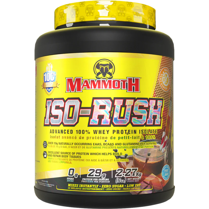 MAMMOTH ISO-RUSH ADVANCED 100% WHEY PROTEIN ISOLATE 5LBS