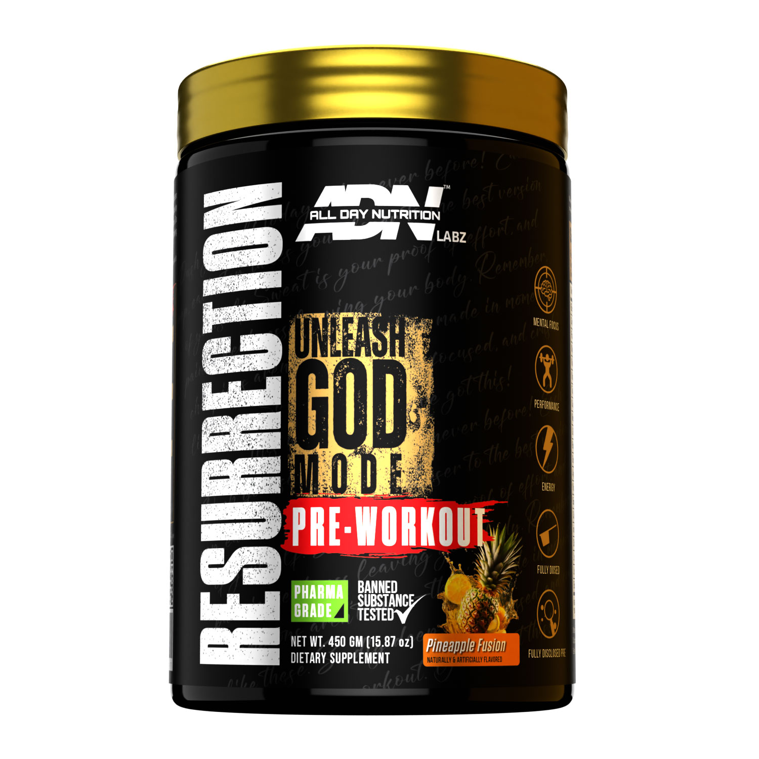 ADN LABZ RESURRECTION PRE-WORKOUT 30 SERVINGS
