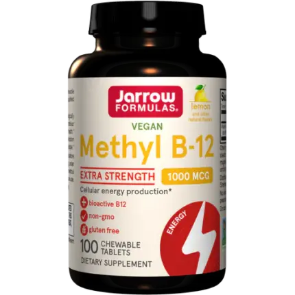 JARROW FORMLAS METHYL B-12 1000 MCG 100 CHEWABLE TABLETS