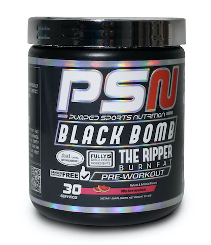 Psn Black Bomb The Ripper Pre-Workout 30 Servings.