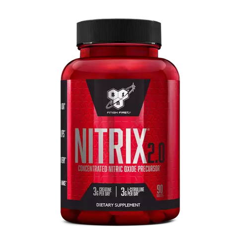 BSN-NITRIX.webp BSN NITRIX 2.0 CONCENTRATED NITRIC OXIDE PRECURSOR 90 TABLETS - Image 1