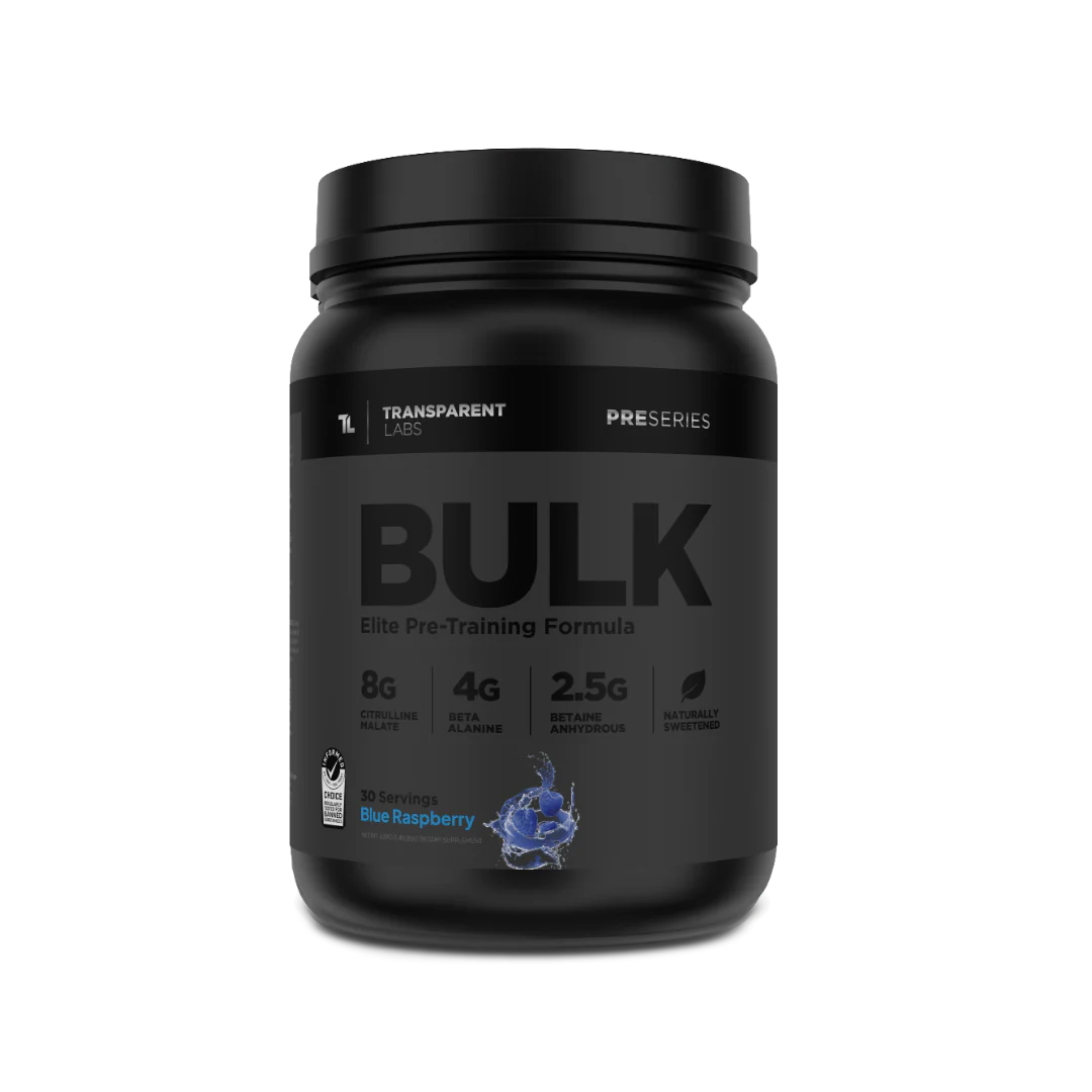 TRANSPARENT LABS BULK BLACK PRE -WORKOUT 30 SERVINGS
