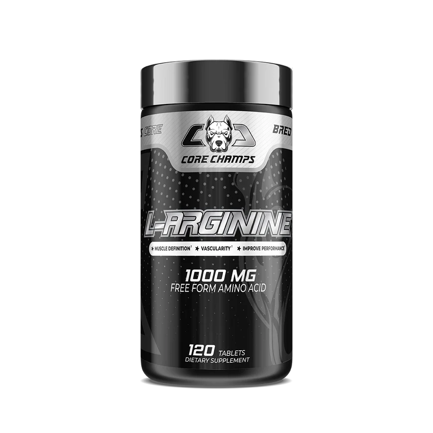 Core-Champs-L-Arginine.webp CORE CHAMPS L-ARGININE 1000MG 120 TABLETS - Image 1