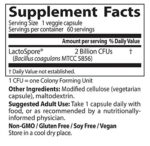 Doctor's Best Digestive Health, Probiotic with LactoSpore, 2 Billion, 60 Veggie Caps - Image 4