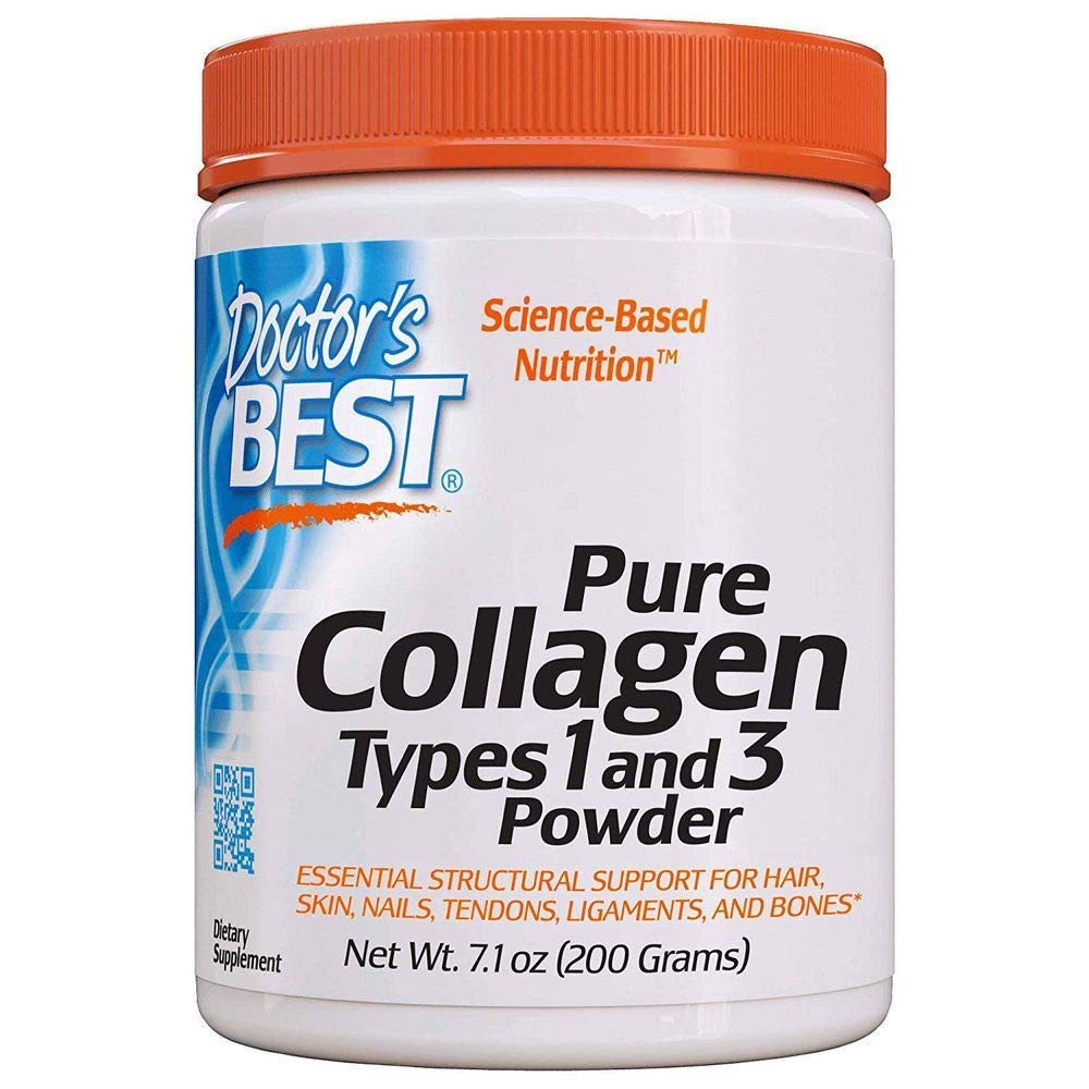 DBCOLLAGEN.jpg Doctor's Best Pure Collagen Types 1 and 3 Powder, 7.1 oz (200 g) - Image 1