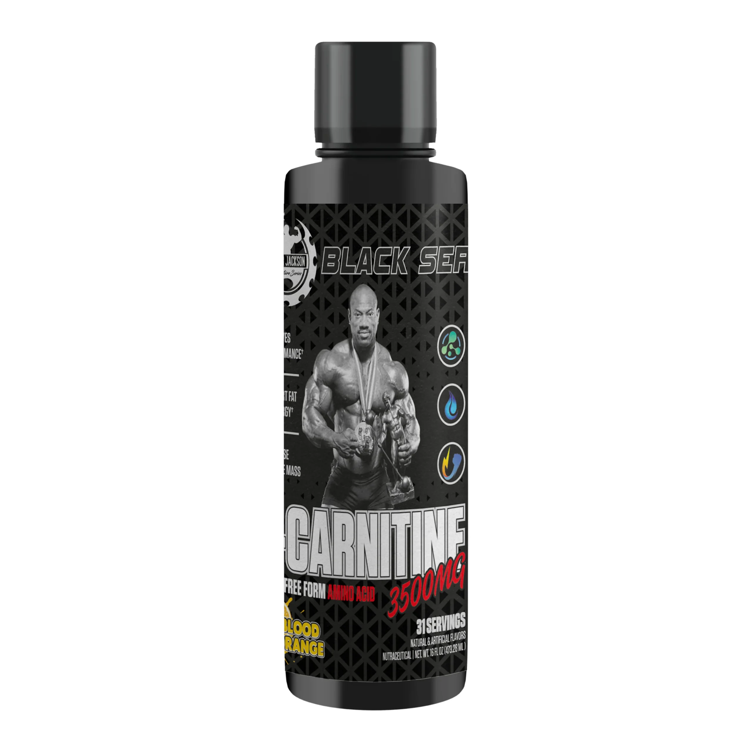 DEXTER JACKSON BLACK SERIES L-CARNITINE 3500MG (31 SERVINGS)