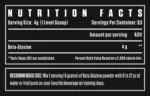 DEXTER JACKSON BLACK SERIES BETA-ALANINE 63 SERVINGS - Image 2