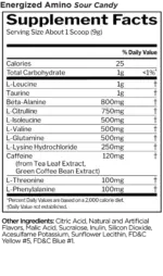 RULE1 ENERGIZED AMINO 30 SERVINGS - Image 2