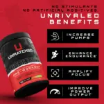 UNMATCHED SUPPS DISSIDENT NON-STIM PRE-WORKOUT 20 SERVINGS - Image 4