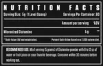 DEXTER JACKSON BLACK SERIES MICRONIZED GLUTAMINE 5000MG (60 SERVINGS) - Image 2