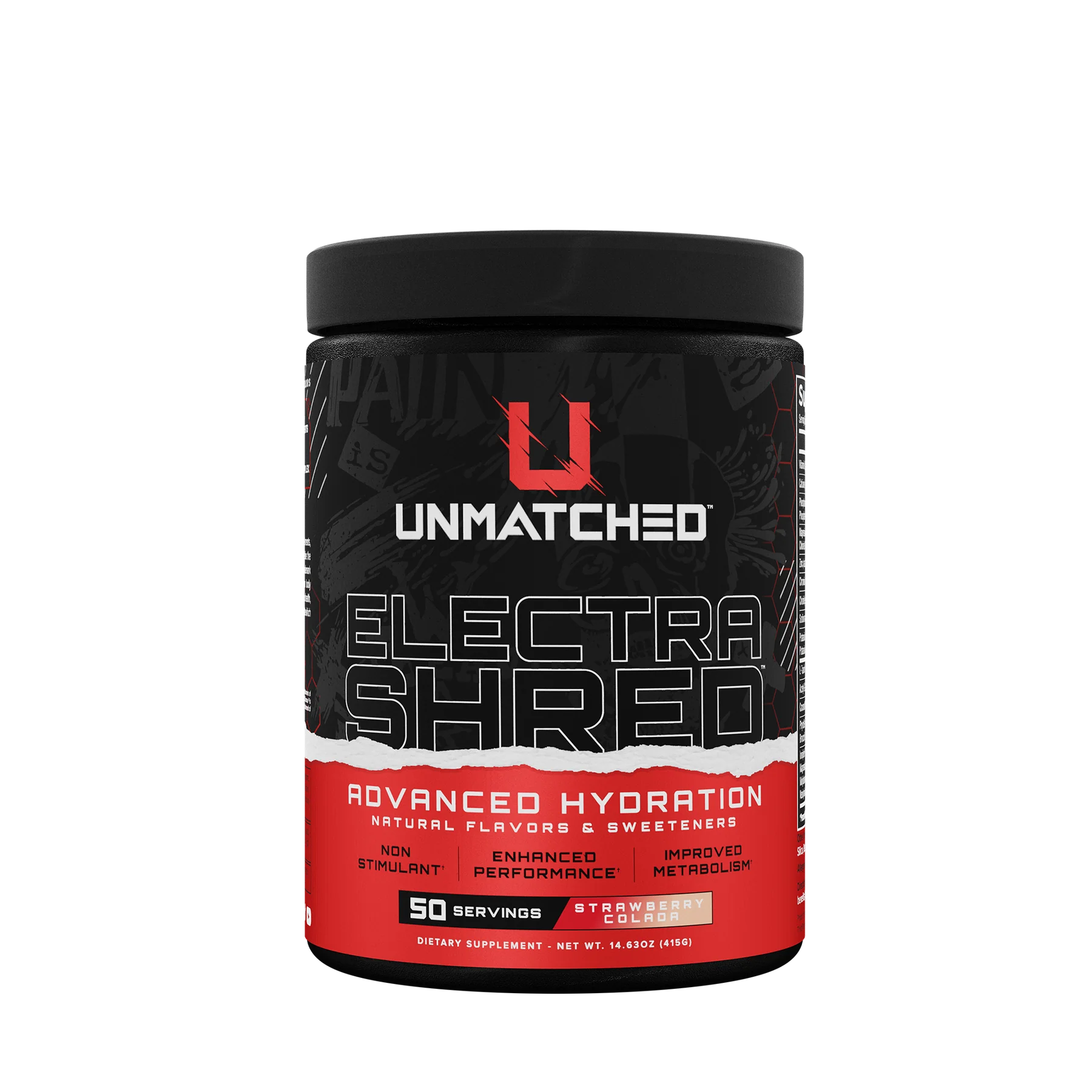 UNMATCHED SUPPS ELECTRA SHRED ADVANCED HYDRATION 50 SERVINGS