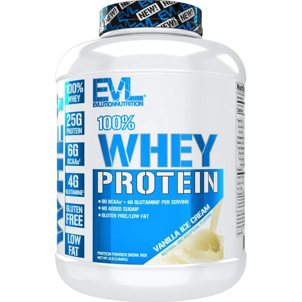 EVLUTION NUTRITION 100 % WHEY PROTEIN 5LB