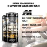 MuscleTech Essential Series Platinum Fish Oil - 100 Capsules