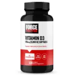 FORCE FACTOR VITAMIN D3 5000IU 120 SOFTGELS