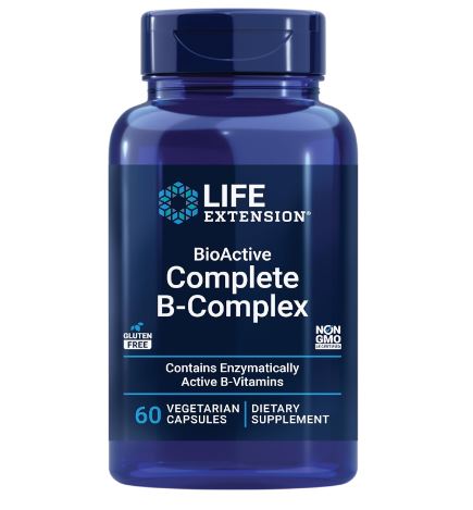 Life Extension BioActive Complete B-Complex 60 Veg Capsules