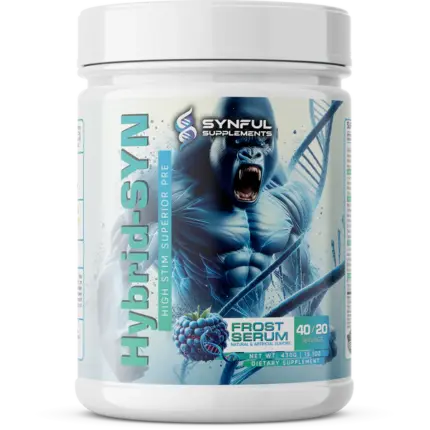 SYNFUL SUPPLEMENTS HYBRID-SYN HIGH STIM SUPERIOR PRE-WORKOUT 40 SERVINGS