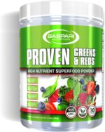 GASPARI NUTRITION PROVEN GREENS & REDS HIGH NUTRIENT SUPERFOOD POWDER 30 SERVINGS (IMPORTED)