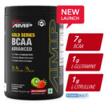GNC AMP Gold Series BCAA Advanced with Vitamin B6 - 14.1 Oz, 400 gm