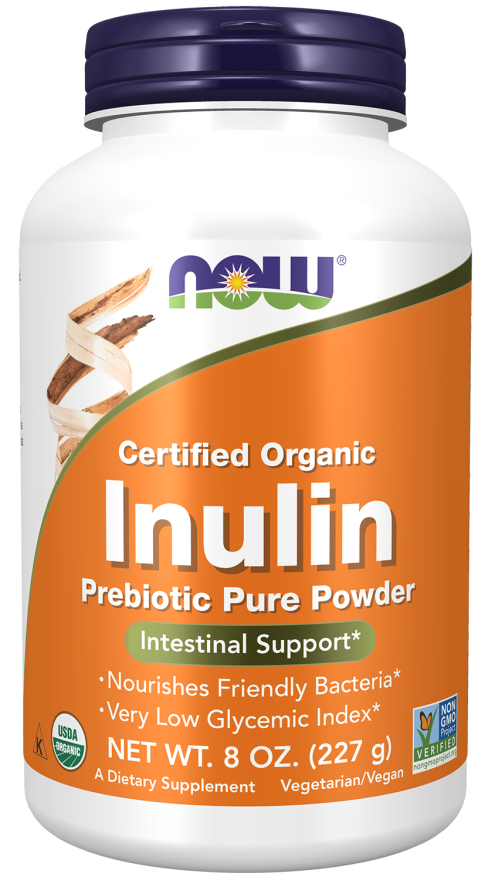 NOW FOOD INULIN PREBIOTIC PURE POWDER 57 SERVINGS