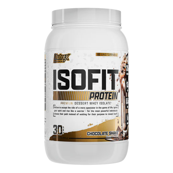 NUTREX RESEARCH ISOFIT GOLD STANDARD 100% WHEY PROTEIN ISOLATE POWDER 2LBS