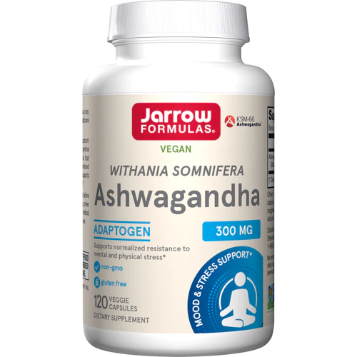 JARROW FORMULAS ASHWAGANDHA 300MG 120 VEGGIE CAPS
