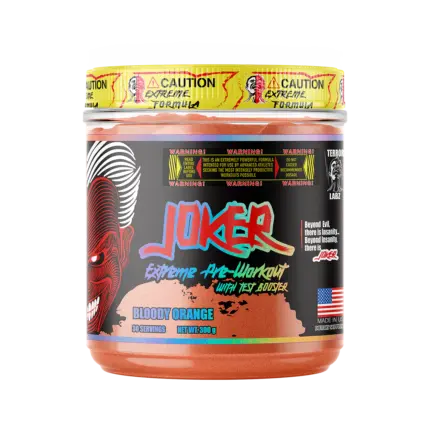JOKER, Best High Stim Pre Workout with Test Booster for Men