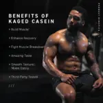 KAGED MICELLAR CASEIN ISOLATE SLOW DIGESTING PROTEIN 2LBS - Image 4