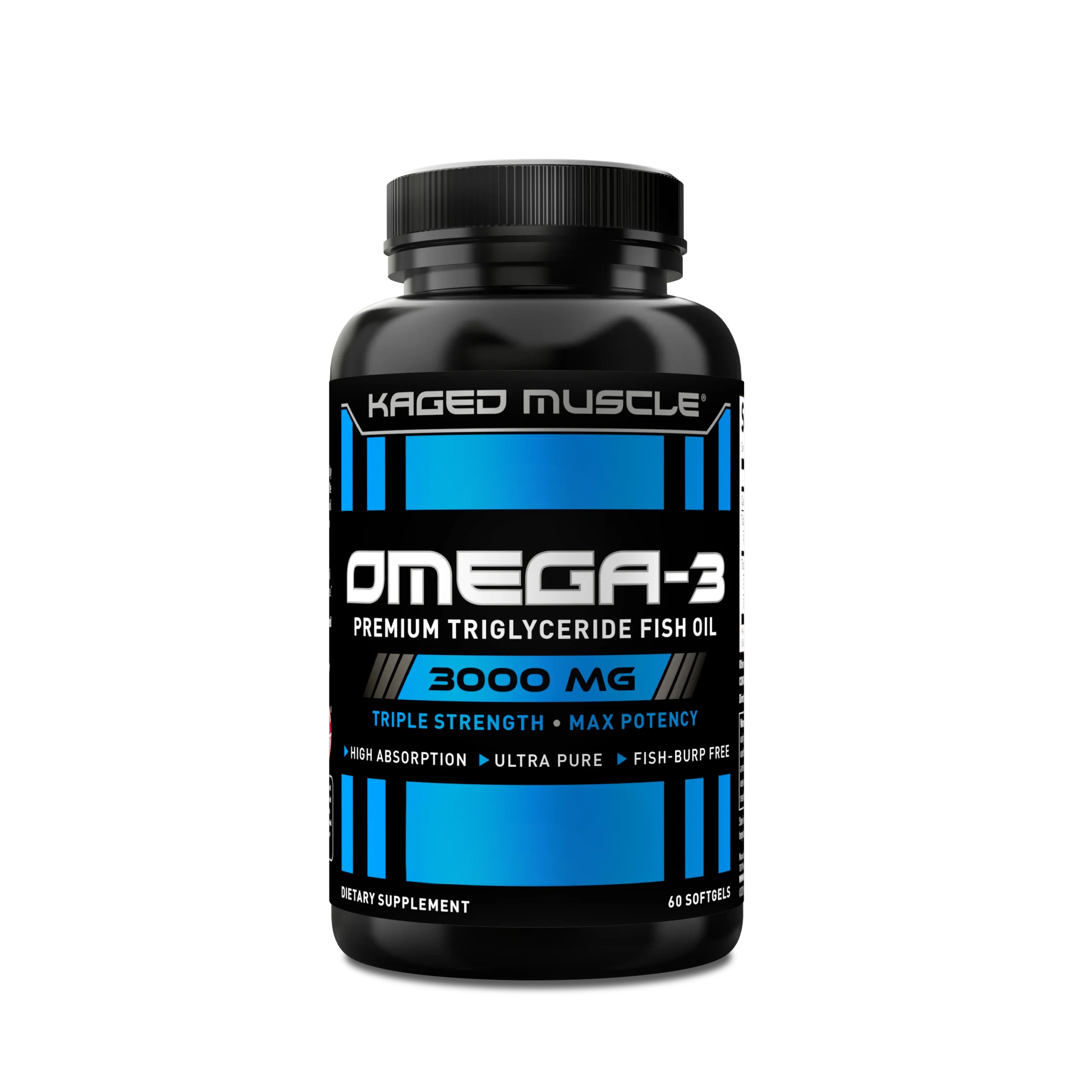 KAGED MUSCLE OMEGA-3 3000MG 60 S0FTGELS