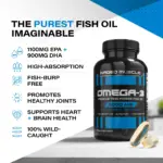 KAGED MUSCLE OMEGA-3 3000MG 60 S0FTGELS - Image 3