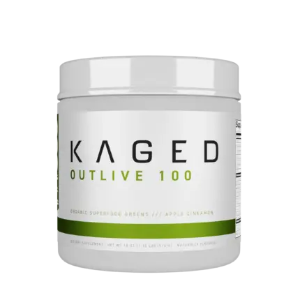KAGED  OUTLIVE 100 ORGANIC SUPER FOOD GREENS 30 SERVINGS