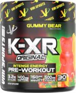 VMI Sports | K-XR Pre-Workout Energy Powder | Intense Energy Pre-Workout Drink | Creatine-Free | Enhanced Focus and Increased Endurance | Pre-Workout Powder (30 Servings)