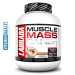 Labrada Muscle Mass Gainer (Gain Weight, Post-Workout, 52g Protein, 250g Carbs,1g Creatine, 500mg) – 6.6 lbs (3 kg) (Chocolate)