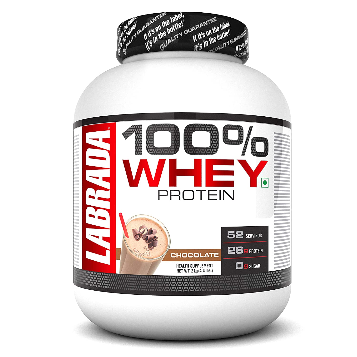 Labrada 100% Whey Protein  52 Servings - 4.4 lbs (2 kg)