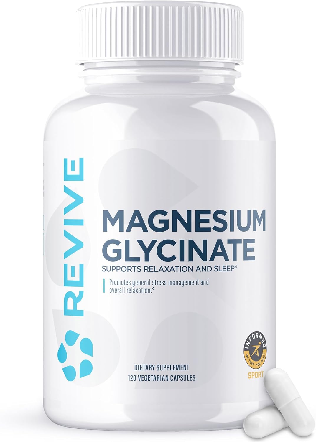 REVIVE SUPS MAGNESIUM GLYCINATE 120 VEG CAPSULES
