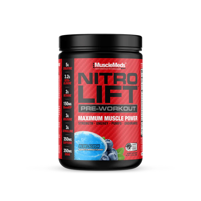 MUSCLE MEDS NITRO LIFT PRE-WORKOUT 40 SERVINGS