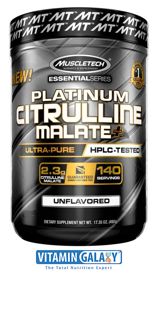 Muscletech Essential Series Platinum Citrulline Malate Plus Supplement 140 Servings