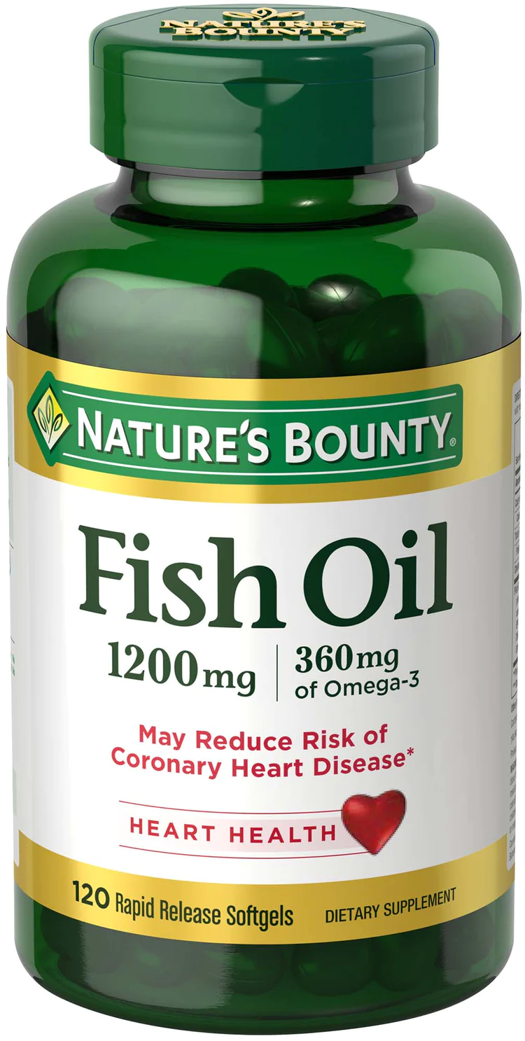 NB.webp NATURE'S BOUNTY FISH OIL 120 SOFTGELS - Image 1