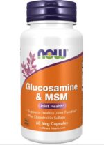 NOW FOODS GLUCOSAMINE & MSM 60 VEG CAPSULES