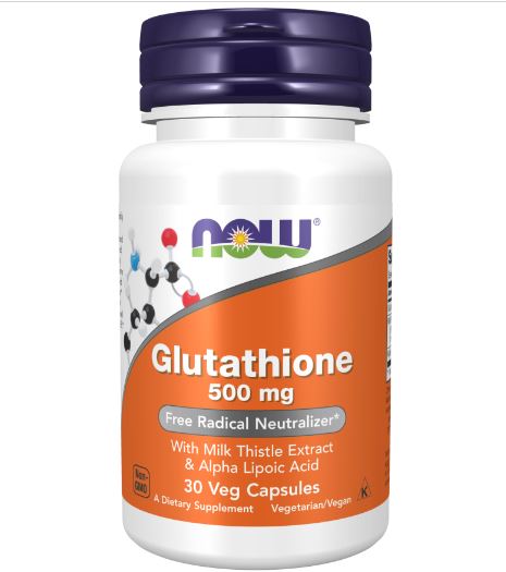 NOW-GLUTATHIONE-30-CAP.jpg NOW FOODS GLUTATHIONE 500 MG 30 VEG CAPSULES - Image 1