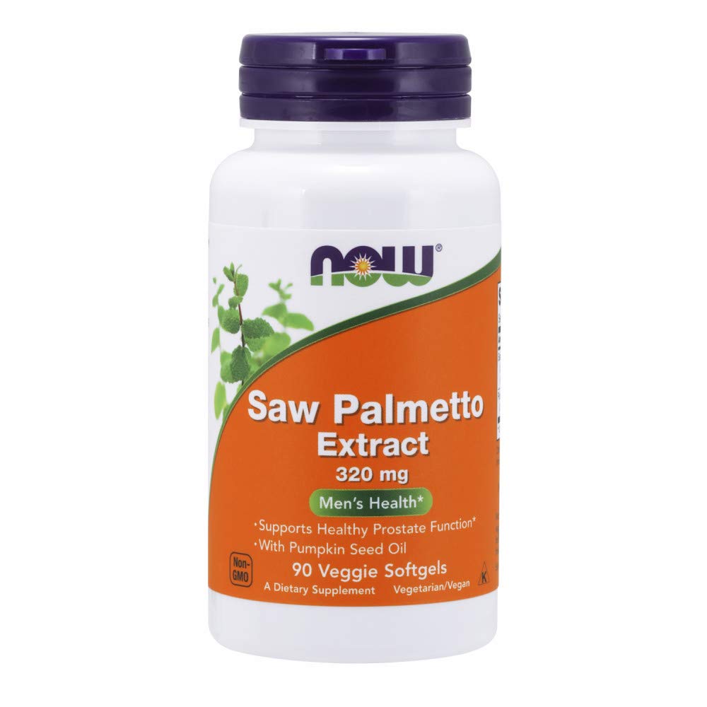 NOW-SAW.jpg NOW FOODS SAW PALMETTO EXTRACT 320MG 90 VEGGIE SOFTGELS - Image 1