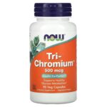 Now Foods Tri-Chromium 500 mcg with Cinnamon 90 Veg Capsules