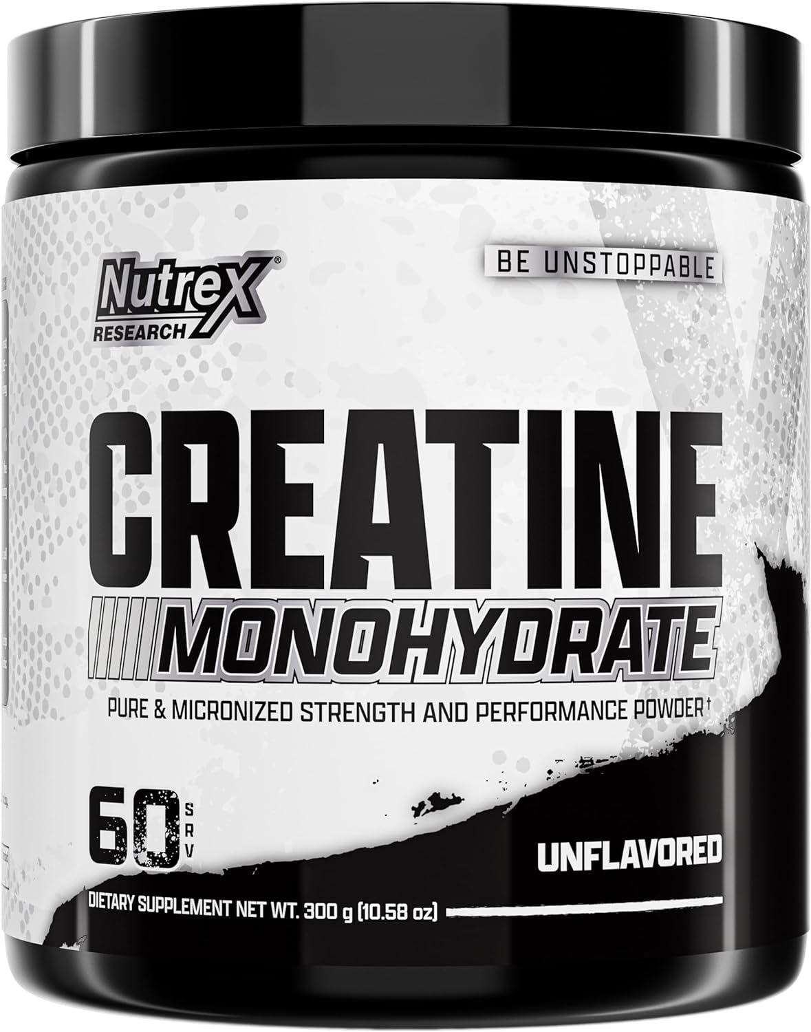 NUTREX RESEARCH CREATIN MONOHYDRATE 300G(5GM-PER SERVING) 60 SERVINGS